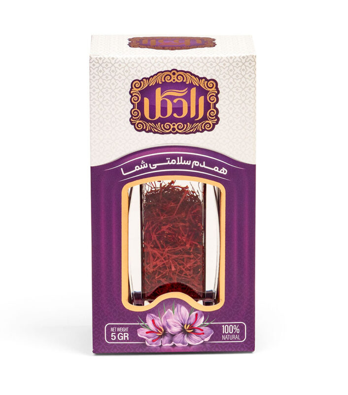 خرید زعفران نگین 5 گرمی جعبه آذین